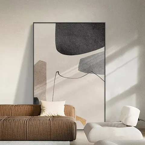 100% Hand Draws Modern High Quality Colorful Abstraction Oil Painting Art on Canvas Bedroom Wall Art Home Decor