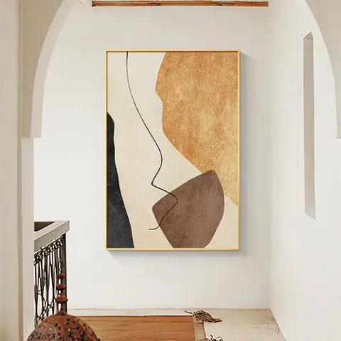 100% Hand Draws Modern High Quality Colorful Abstraction Oil Painting Art on Canvas Bedroom Wall Art Home Decor