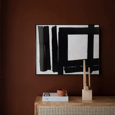 山水 单幅 装饰画 现代简约 客厅背景墙挂画 手绘油画
