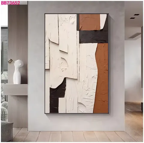 抽象 单幅 装饰画 现代简约 客厅背景墙挂画 手绘油画