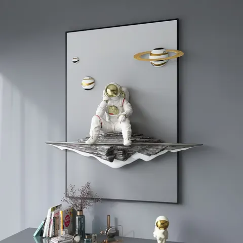 2024 Burst Astronaut Living Room Decoration Large Floor Space Arts and Crafts Wall Decoration Home Decoration