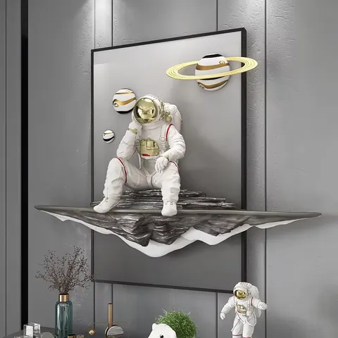 2024 Burst Astronaut Living Room Decoration Large Floor Space Arts and Crafts Wall Decoration Home Decoration
