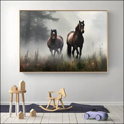 动物 单幅 装饰画 现代简约 客厅背景墙挂画 晶瓷画