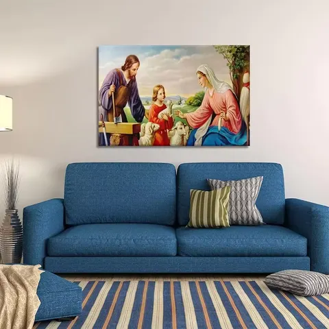 2026 Best-selling Muslim Religious Art Decor Paintings Living Room Islamic Wall Decor Crystal Porcelain Painting