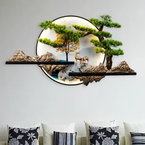 2026 Hot Selling  Abstraction Nordic Living Room Sofa Background Decoration Physical Painting Wall Art Home Decor