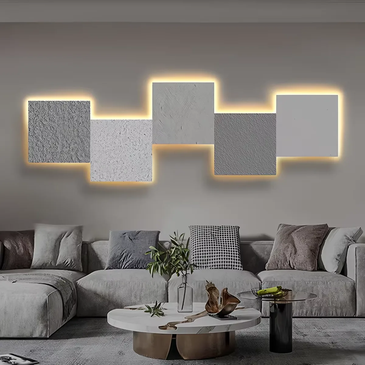2026 Hot Selling Decoration Uv Cutting Edge Mural Light Luxury Still Life Paintings LED Diamond Wall Art Home Decor