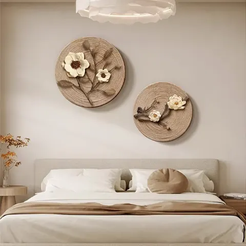 繁花 单幅 装饰画 现代简约 客厅背景墙挂画 晶瓷画