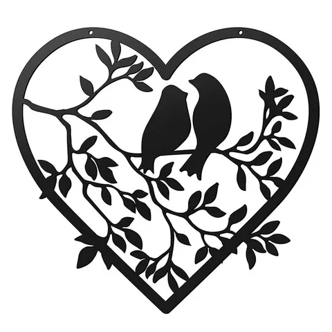 2026 Hot Selling Roundness Metal Garden Art Silhouette Home Wall Decoration Ironwork the Tree of Life Metal Craft Decoration