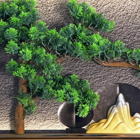 山水 单幅 装饰画 轻奢风 客厅背景墙挂画 壁饰摆件