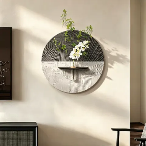 2026 New Model Living Room Elegance Retro Art Decor Painting Restaurant Dai Ling Wall Painting Entrance Hall Interior Door Mural