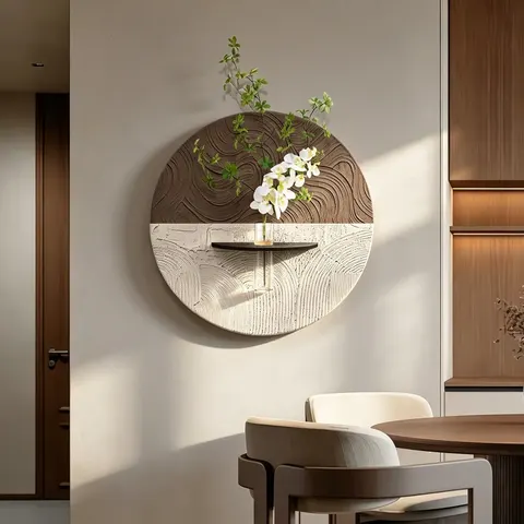 2026 New Model Living Room Elegance Retro Art Decor Painting Restaurant Dai Ling Wall Painting Entrance Hall Interior Door Mural