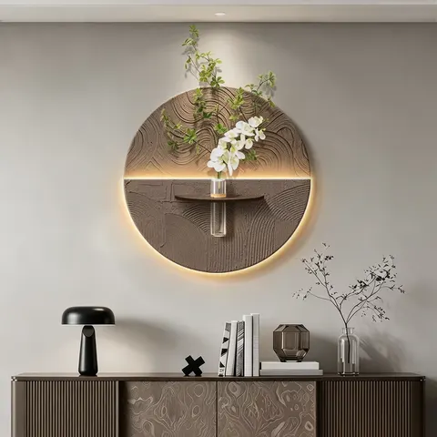 2026 New Model Living Room Elegance Retro Art Decor Painting Restaurant Dai Ling Wall Painting Entrance Hall Interior Door Mural