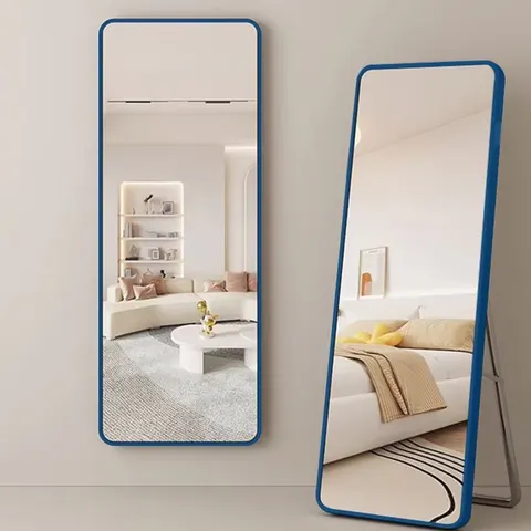 2026 New Style Hot Net Red Girl Bedroom Makeup Floor Mirror Home Wall Hanging Wall Stereoscopic Room Mirror