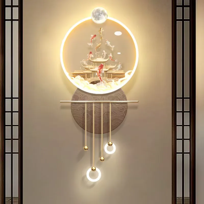 2026 Sell Like Hot Cakes Elephant Porch Decorative Painting Corridor Background Wall LED Luminous Acrylic Decor Paintings