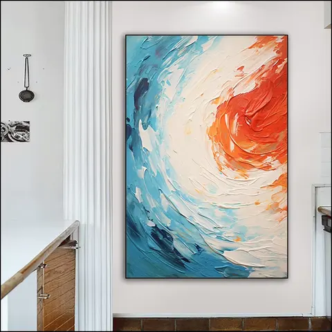 2026 Year Bestseller Art Abstraction Home Decor Paintings Corridor Entrance Hall Crystal Porcelain Painting
