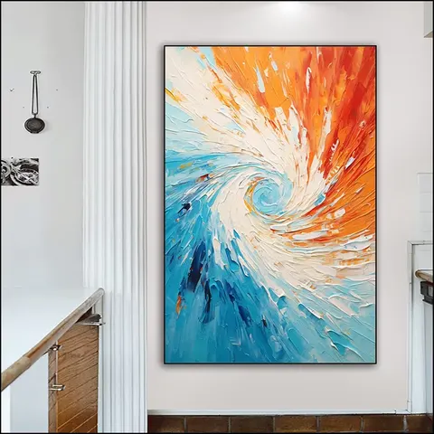 2026 Year Bestseller Art Abstraction Home Decor Paintings Corridor Entrance Hall Crystal Porcelain Painting