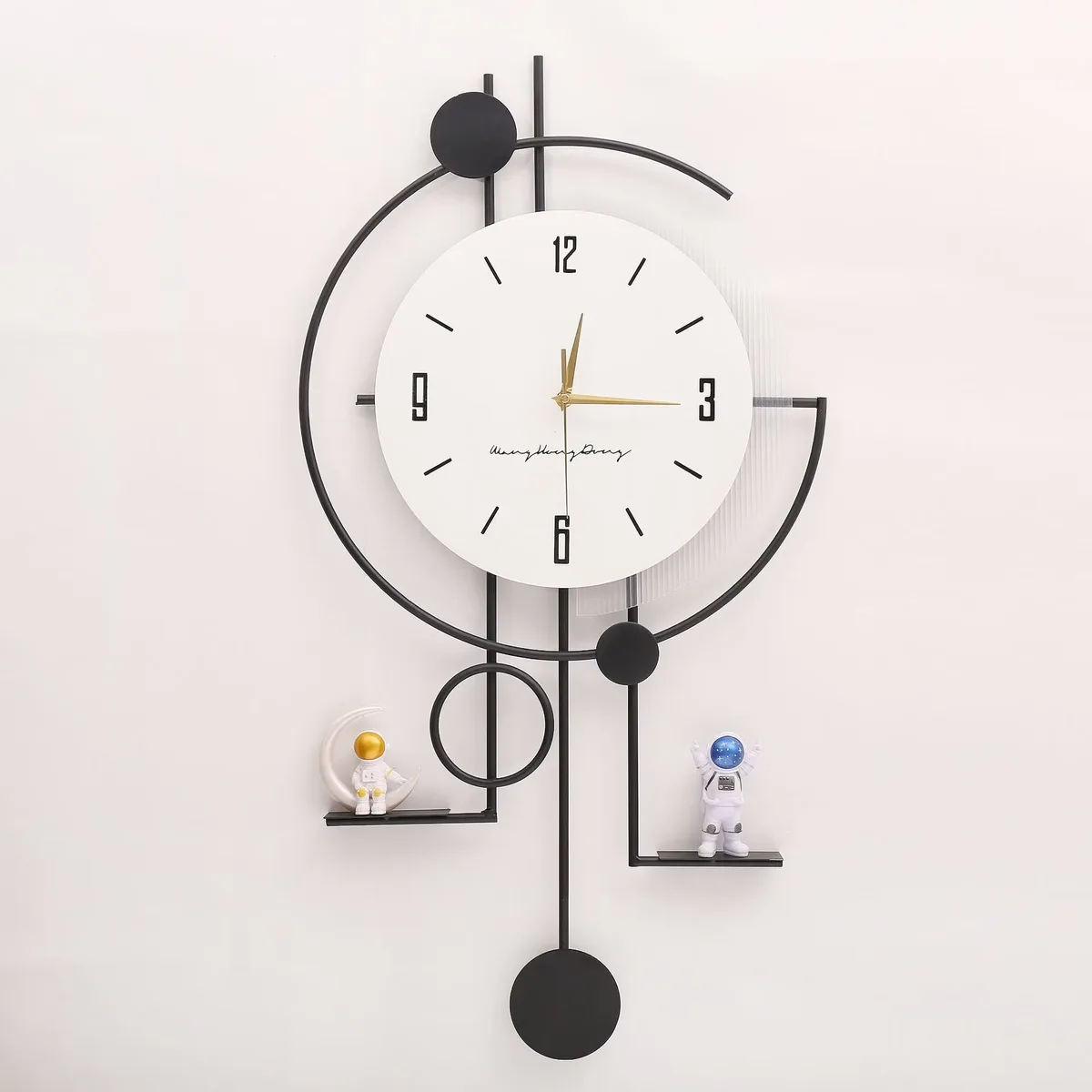 2026 Year Bestseller Creativity Wall Clock Home Wall Art Metal Wall Clock