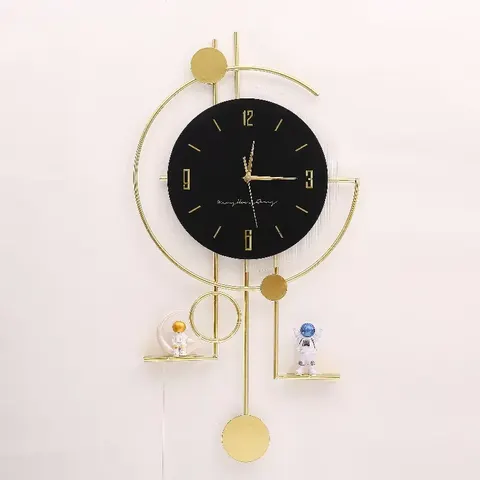 2026 Year Bestseller Creativity Wall Clock Home Wall Art Metal Wall Clock