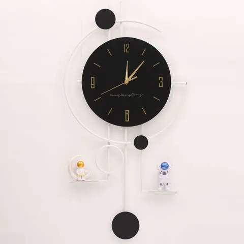 2026 Year Bestseller Creativity Wall Clock Home Wall Art Metal Wall Clock