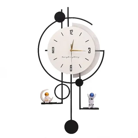 2026 Year Bestseller Creativity Wall Clock Home Wall Art Metal Wall Clock