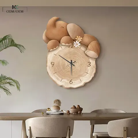 2026 Year Factory Direct Sales Cartoon Alarm Wall Clock Living Room Restaurant Art Decor Paintings