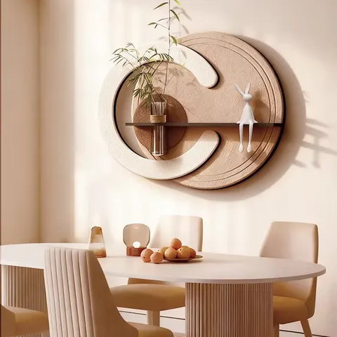 2026 Year New Model Sandstone Art Home Decor Painting Restaurant Background Wall LED Decor Painting