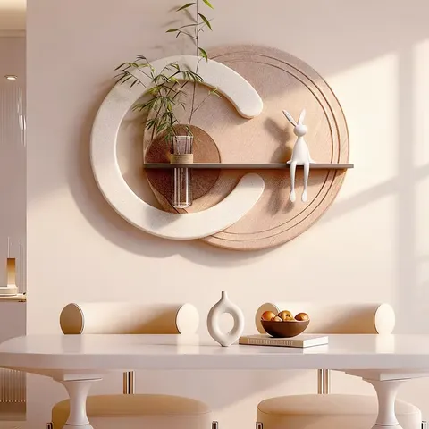 2026 Year New Model Sandstone Art Home Decor Painting Restaurant Background Wall LED Decor Painting