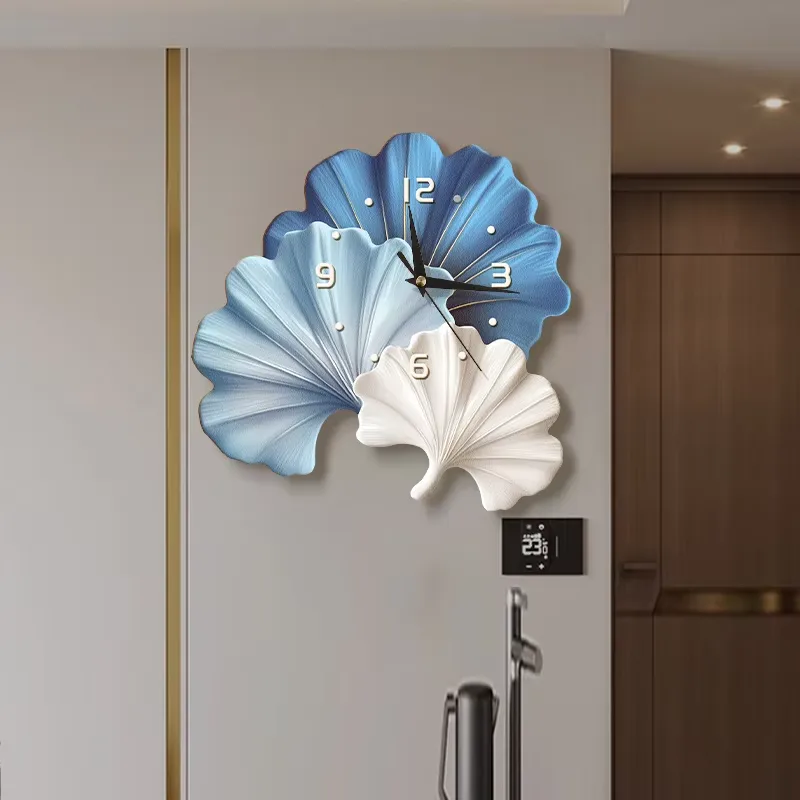 2026 Year New Model Television Background Wall Clock Sophistication Living Room With Clock Wall Art Decor Paintings