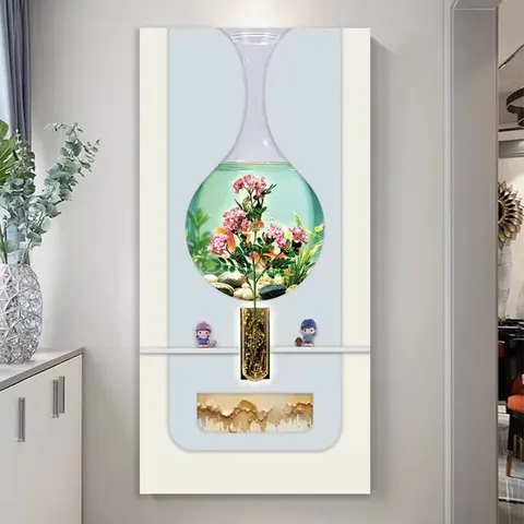 3D Sandstone Relief Wall Art Decor Painting Living Room Corridor Background Wall Glowed LED Painting