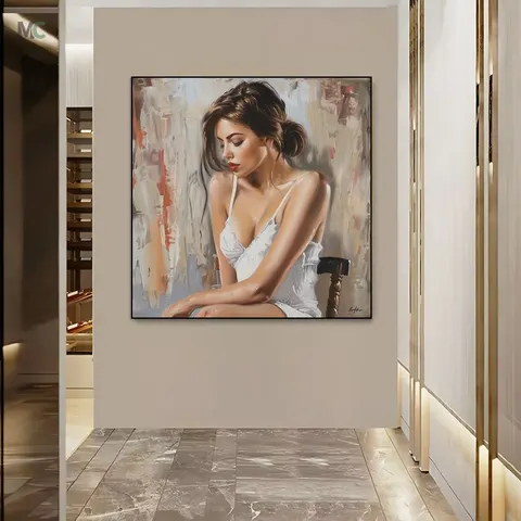 抽象 单幅 装饰画 复古怀旧 玄关背景墙挂画 晶瓷画
