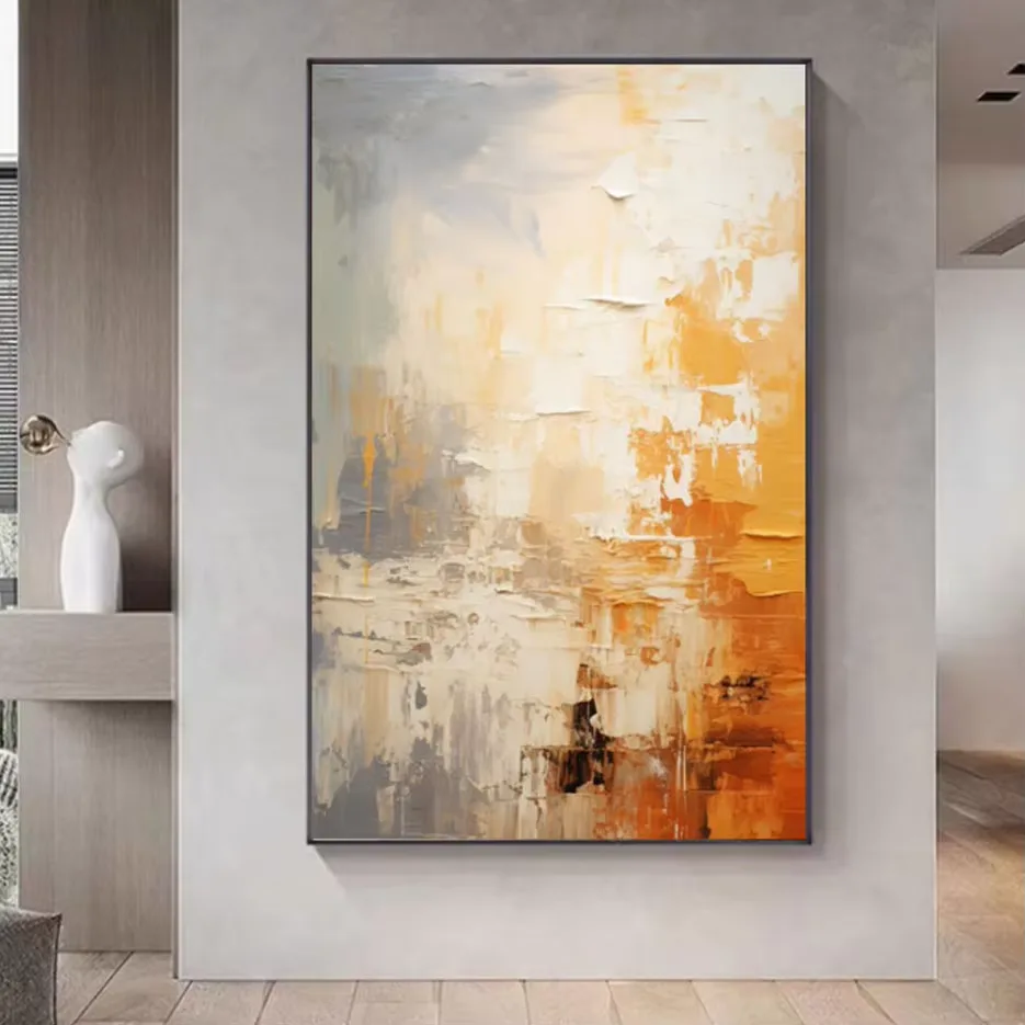 Abstract Living Room Art Decor Crystal Painting Restaurant Background Wall Floor-standing Painting