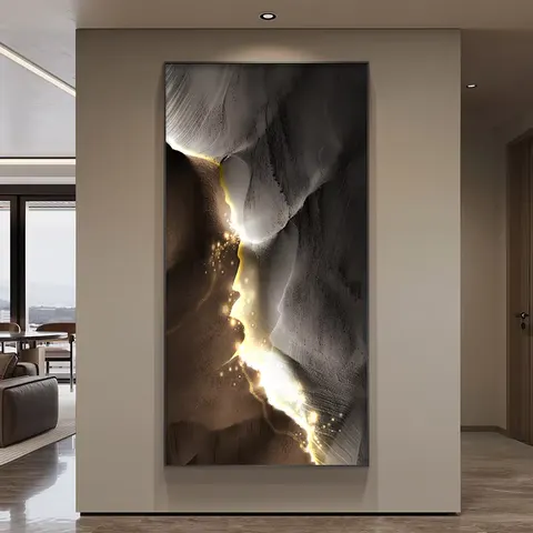 抽象 单幅 装饰画 现代简约 客厅背景墙挂画 手绘油画