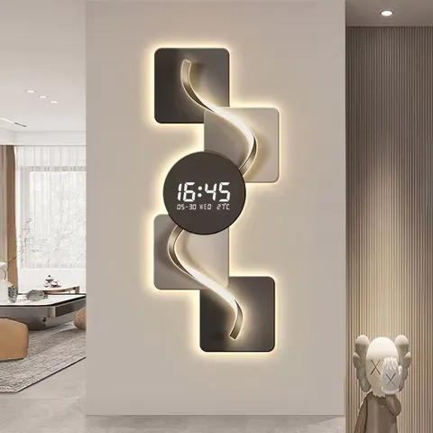 Abstraction Lines Entrance Hall Decor Painting Digital Display Wall Painting Corridor Background Wall Crystal Porcelain Painting