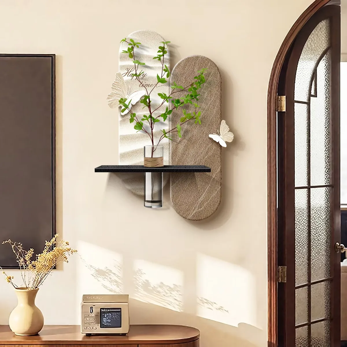 Abstraction Living Room Home Decor Painting Modern Simplicity Television Background Wall Geometry Hydroponics Mural Painting