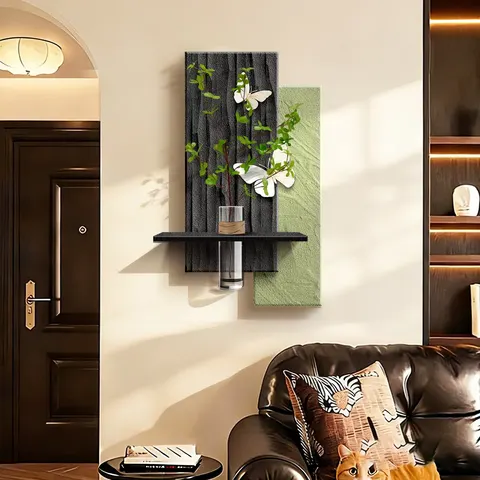 Abstraction Living Room Home Decor Painting Modern Simplicity Television Background Wall Geometry Hydroponics Mural Painting
