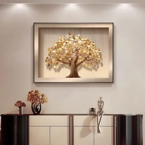 植物 单幅 装饰画 现代简约 客厅背景墙挂画