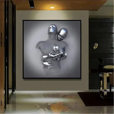 抽象 单幅 装饰画 现代简约 客厅背景墙挂画 晶瓷画