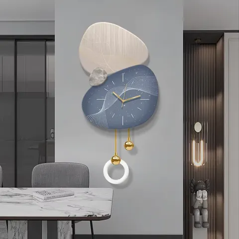Art Abstraction Stone Acrylic LED Paintings Corridor Background Wall Metal Pendant Art Decor Painting