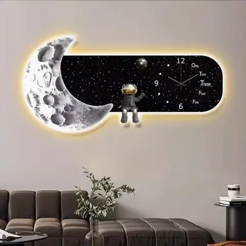 Astronaut Wall Living Room Decorative Painting Led Light  Wall Art Bedroom Home Decor Paintings