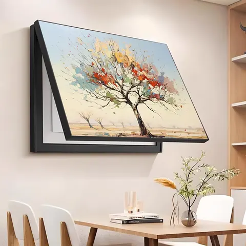 抽象 单幅 装饰画 现代简约 客厅背景墙挂画 晶瓷画