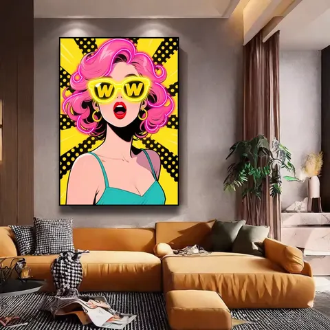 Bar KTV Glow Neon Light Art Home Decor Paintings Creativity the Dancing Girl LED Painting