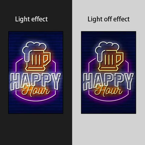 Bar Music Restaurant Neon Light Decor Painting Pub Beer Propagate Advertising Wall Art Home Decor Painting