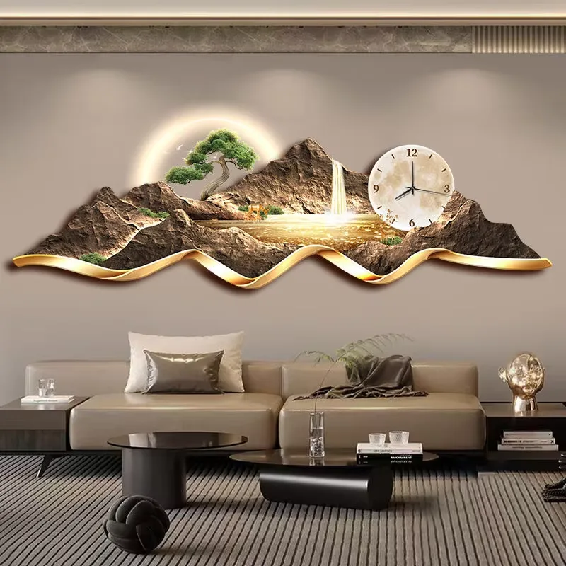 Best-selling Modern Wall Art Acrylic Interior Décor, Living Room Landscape Paintings, Home Décor and Luxury Wall Clocks