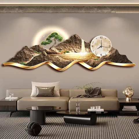 Best-selling Modern Wall Art Acrylic Interior Décor, Living Room Landscape Paintings, Home Décor and Luxury Wall Clocks