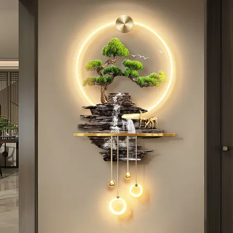 Bestseller UV Engraving Acrylic LED Painting Corridor Background Wall Art Home Decor Painting
