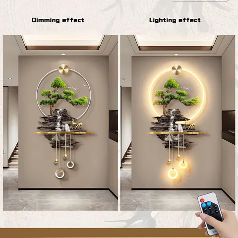 Bestseller UV Engraving Acrylic LED Painting Corridor Background Wall Art Home Decor Painting
