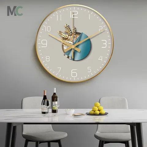 Big Dimensions Restaurant Mute Wall Clock Art Decor Painting Light Luxury Senior Sense Wall Art Home Decor Painting