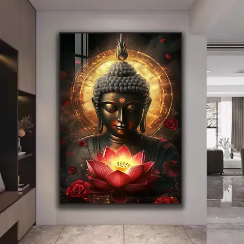 抽象 单幅 装饰画 现代简约 客厅背景墙挂画 晶瓷画