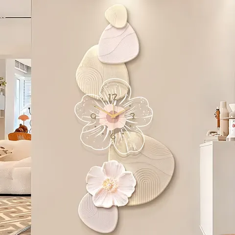 Butter Wind Entrance Porch Decorative Painting Acrylic Crystal Porcelain Wall Art LED Light Painting Home Decoration