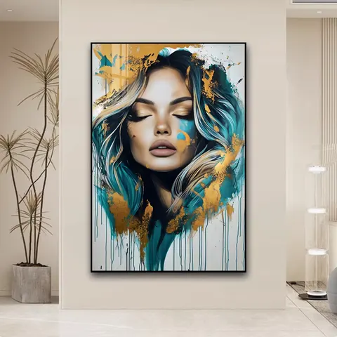 抽象 单幅 装饰画 现代简约 客厅背景墙挂画 晶瓷画